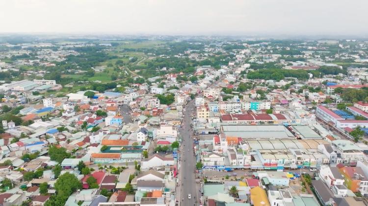   Một góc Tân Uyên – thành phố trẻ mới thành lập của tỉnh Bình Dương